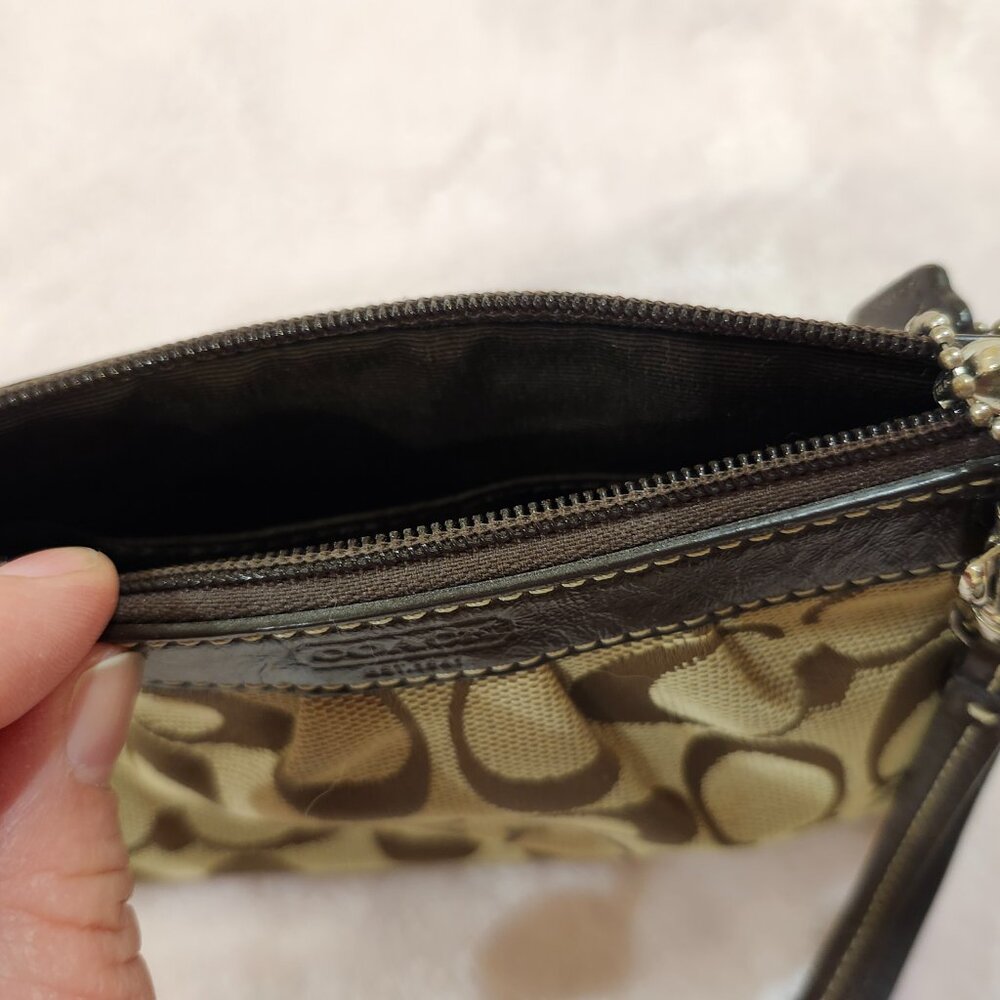 Brown Coach Wristlet - Picture 5 of 5